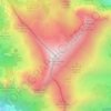 Mappa topografica Grigna Settentrionale, altitudine, rilievo