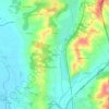 Mappa topografica La Rode, altitudine, rilievo