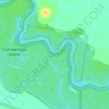 Mappa topografica Killers Point, altitudine, rilievo