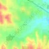 Mappa topografica Sabathany, altitudine, rilievo