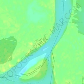 Mappa topografica BODEGA CENTRAL, altitudine, rilievo