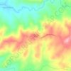 Mappa topografica Coxilha das Flores, altitudine, rilievo