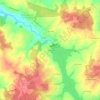 Mappa topografica Lavaud, altitudine, rilievo
