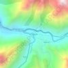 Mappa topografica Patallacta, altitudine, rilievo