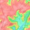 Mappa topografica Sorny, altitudine, rilievo