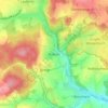 Mappa topografica Rößnitz, altitudine, rilievo
