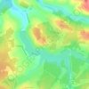 Mappa topografica Les Grilles, altitudine, rilievo