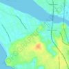 Mappa topografica Azhikode, altitudine, rilievo