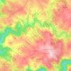 Mappa topografica Lestap, altitudine, rilievo