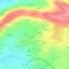 Mappa topografica La Cheminerie, altitudine, rilievo