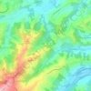 Mappa topografica Cornaletto, altitudine, rilievo