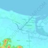 Mappa topografica Kapipian, altitudine, rilievo