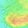 Mappa topografica Patotterij, altitudine, rilievo