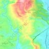 Mappa topografica Langub, altitudine, rilievo