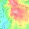 Mappa topografica Spout, altitudine, rilievo