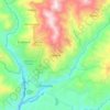 Mappa topografica Zaruma, altitudine, rilievo