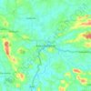 Mappa topografica Kothamangalam, altitudine, rilievo