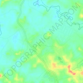 Mappa topografica El Imperio, altitudine, rilievo