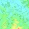 Mappa topografica Les Ridelleries, altitudine, rilievo