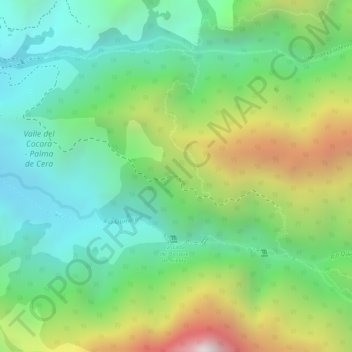 Mappa topografica El Sodo, altitudine, rilievo