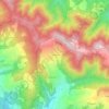 Mappa topografica Canepari, altitudine, rilievo