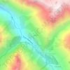 Mappa topografica Le Puy, altitudine, rilievo