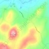 Mappa topografica Garvetagh, altitudine, rilievo