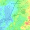 Mappa topografica Logeberg, altitudine, rilievo