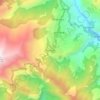 Mappa topografica Munsyari, altitudine, rilievo