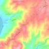 Mappa topografica Balele, altitudine, rilievo
