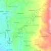 Mappa topografica Cochaló, altitudine, rilievo