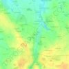 Mappa topografica La Miltière, altitudine, rilievo