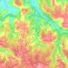 Mappa topografica Sanilhac, altitudine, rilievo