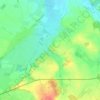 Mappa topografica Geretshausen, altitudine, rilievo