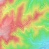 Mappa topografica Trois-Épis, altitudine, rilievo
