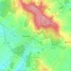 Mappa topografica La Levrière, altitudine, rilievo