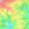 Mappa topografica Wyke, altitudine, rilievo