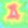 Mappa topografica Hager Mountain, altitudine, rilievo