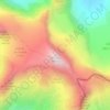 Mappa topografica L'Albaron, altitudine, rilievo