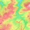 Mappa topografica Vellereux, altitudine, rilievo