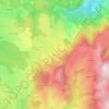 Mappa topografica Lagineste, altitudine, rilievo