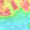 Mappa topografica Le Colombier, altitudine, rilievo
