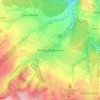 Mappa topografica Reinhardtsgrimma, altitudine, rilievo