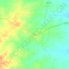 Mappa topografica Barghat, altitudine, rilievo