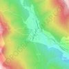 Mappa topografica Padola, altitudine, rilievo