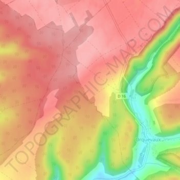 Mappa topografica La Brayotte, altitudine, rilievo