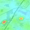 Mappa topografica Chikkajala, altitudine, rilievo