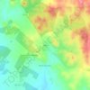 Mappa topografica Freixo, altitudine, rilievo