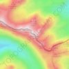 Mappa topografica Pic d'Anéou, altitudine, rilievo
