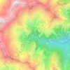 Mappa topografica Campello Monti / Kampel, altitudine, rilievo